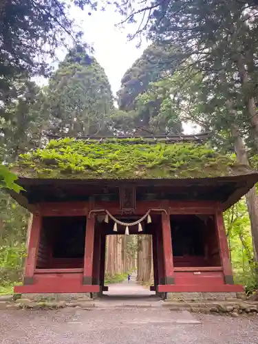 戸隠神社奥社の山門・神門