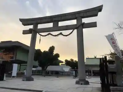 難波大社 生國魂神社の鳥居