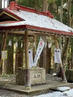 須山浅間神社の手水舎