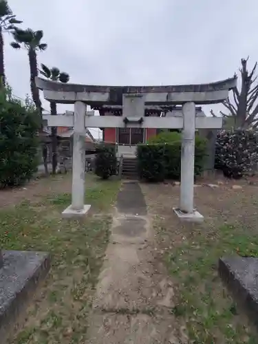 三島神社伊豆神社合殿の鳥居