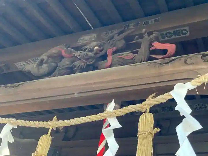 井細田八幡神社の芸術