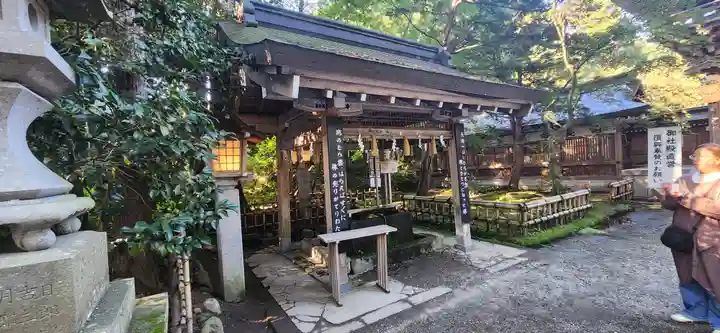 伊佐須美神社の手水舎