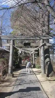 越谷香取神社の鳥居