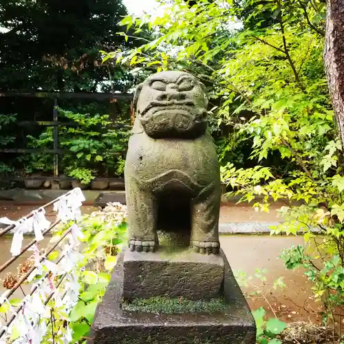 御田八幡神社の狛犬