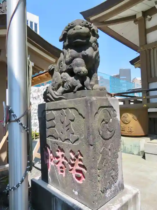 御穂鹿嶋神社の狛犬