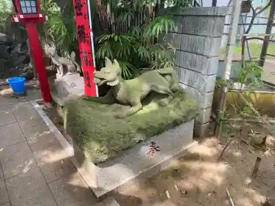岡村天満宮の狛犬