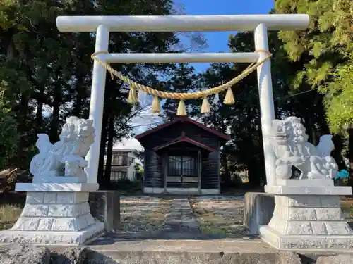下中野温泉神社の狛犬