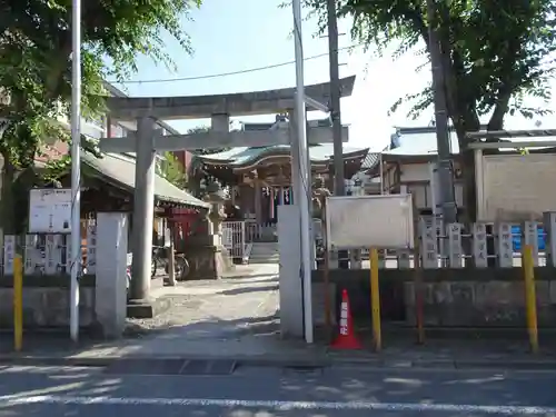 鮫州八幡神社の鳥居