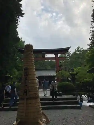 北口本宮冨士浅間神社の鳥居