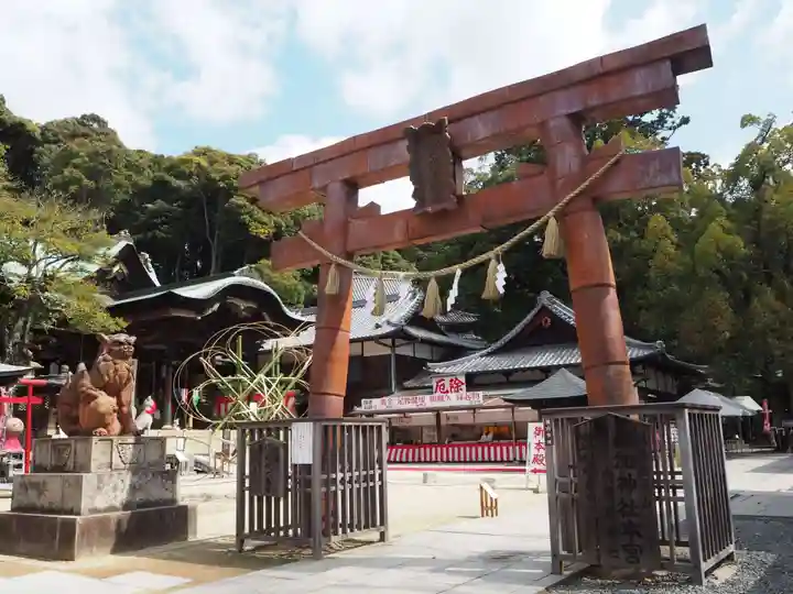 由加山 由加神社本宮の鳥居