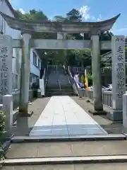 毛谷黒龍神社の鳥居