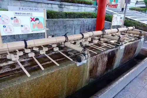 伏見稲荷大社の手水舎