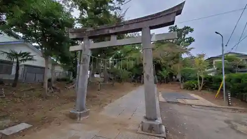 山野浅間神社の鳥居