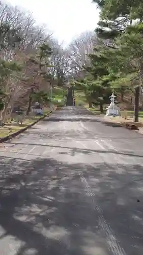 義經神社の景色