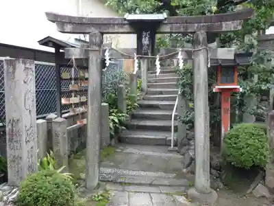 首途八幡宮の鳥居