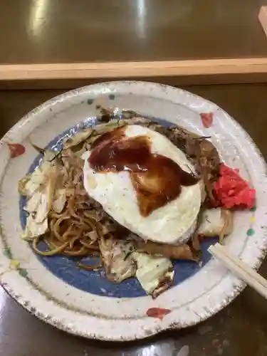 観音寺廃寺、現地蔵堂の食事