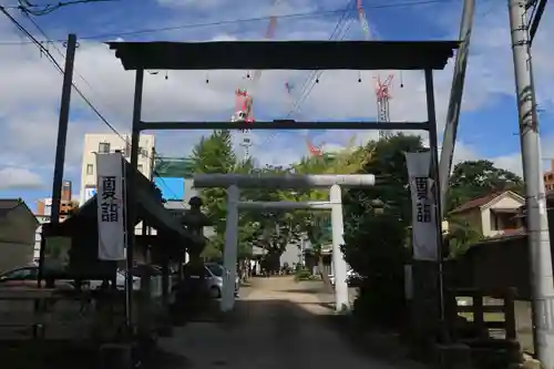 阿邪訶根神社の鳥居