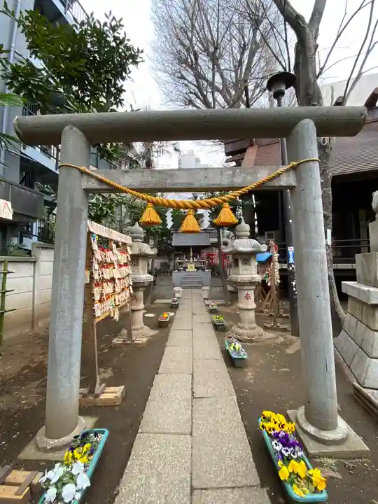 高円寺氷川神社の鳥居