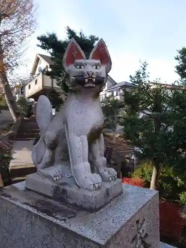 西台天祖神社の狛犬
