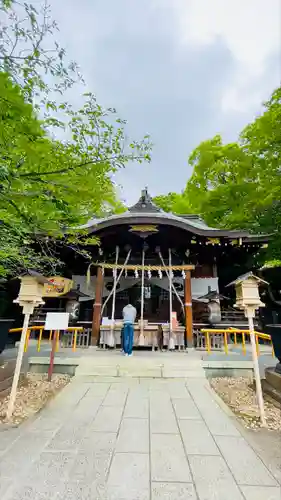 鎮守氷川神社の本殿