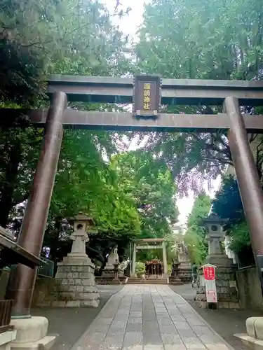 諏訪神社の鳥居