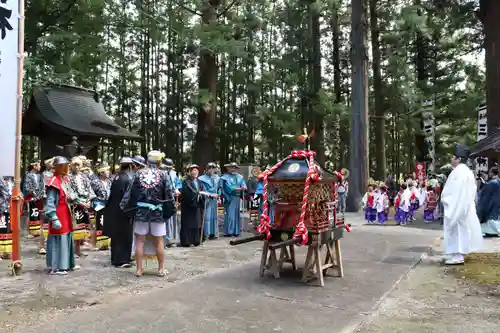 米川八幡神社のお祭り