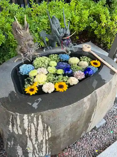 駒込妙義神社の手水