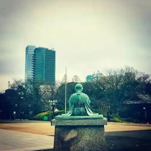 増上寺の像