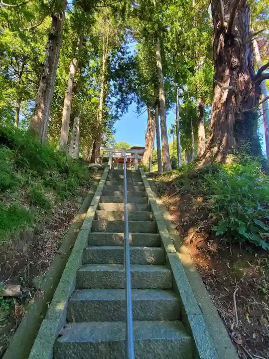 阿久津「田村神社」(郡山市阿久津町)旧社名:伊豆箱根三嶋三社の景色