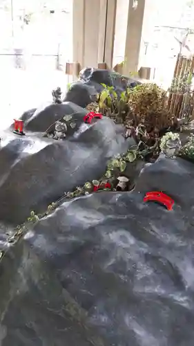 上川神社の手水