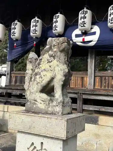 熊野神社の狛犬