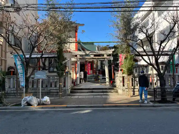 吉原神社の鳥居