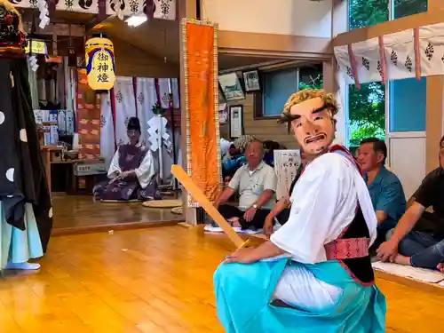 尻岸内八幡神社のお祭り