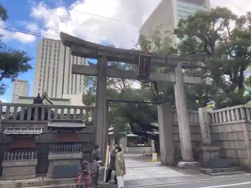 難波神社の鳥居