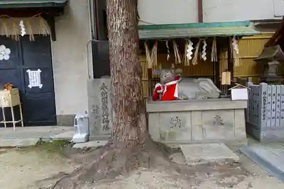 綱敷天神社の狛犬