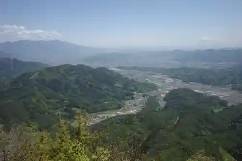 子檀嶺神社　奥社の景色