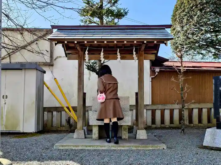 須走護國神社の手水舎