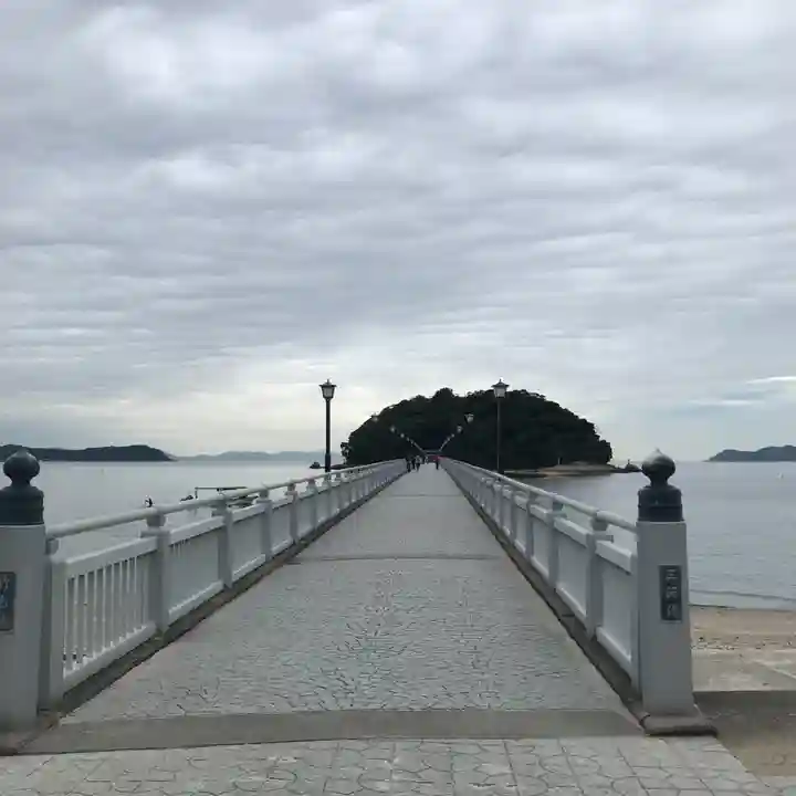 八百富神社の周辺