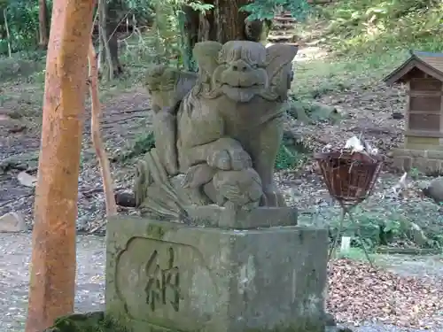 白山神社の狛犬