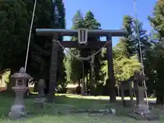 祖母嶽神社の鳥居