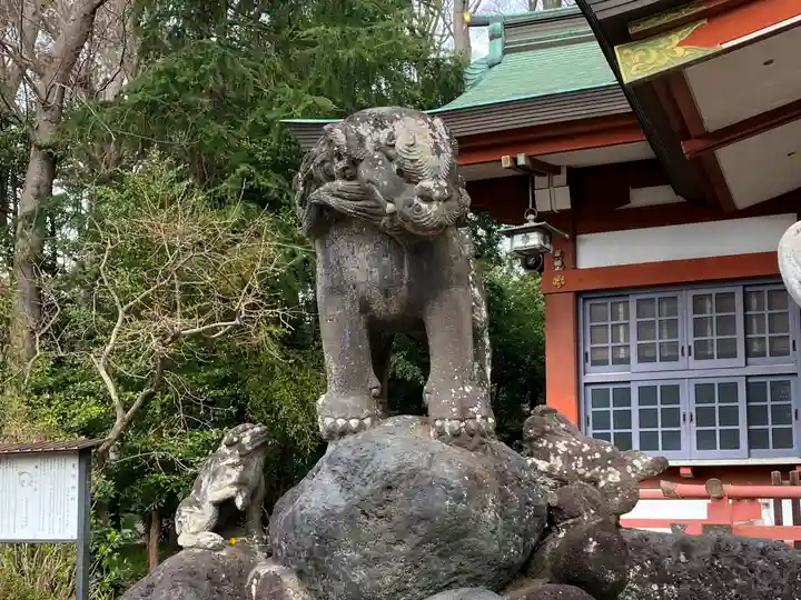 寒田神社の狛犬