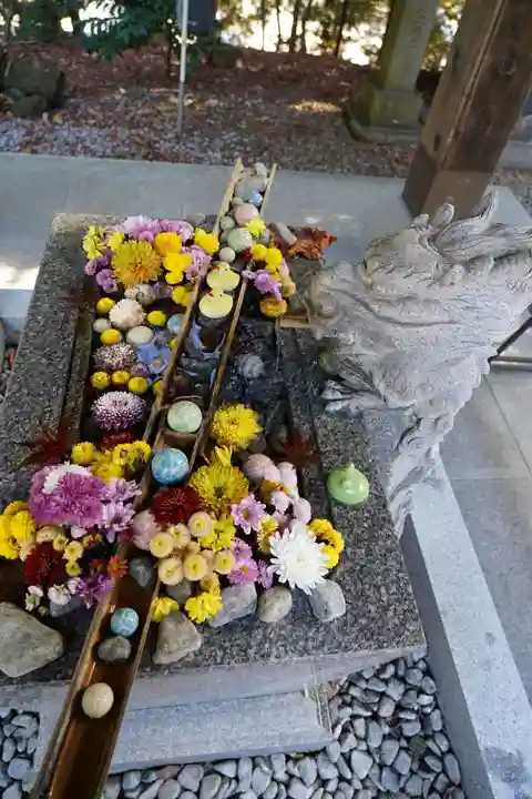 滑川神社 - 仕事と子どもの守り神の手水舎