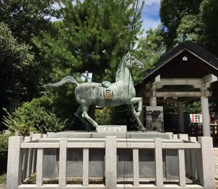 和泉國一之宮 大鳥大社の狛犬