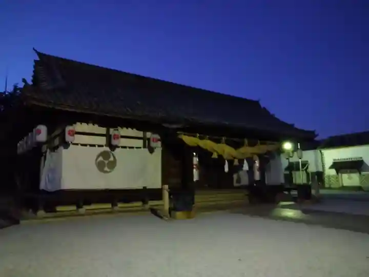 阿智神社の本殿・本堂