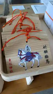 東川神社の絵馬