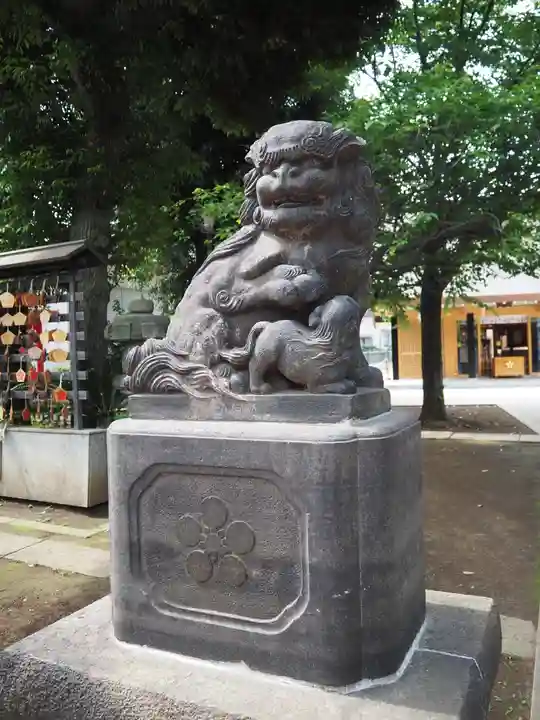 新井天神北野神社の狛犬