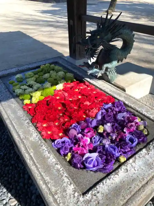 総願寺の手水舎