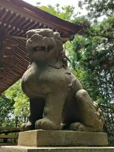 鬼越神社の狛犬