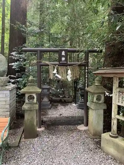荒立神社の鳥居