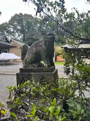朝日森天満宮の狛犬